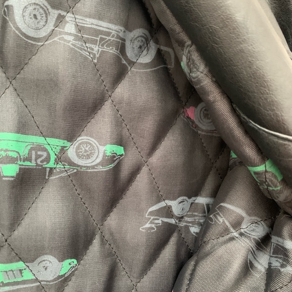 Vintage Leather Jacket/ Faux leather/ 1980/90s/NWT - Picture 9 of 9